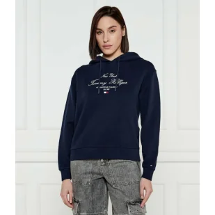 Tommy Hilfiger Bluza Modern Script Graphic Regular Fit - Bluzy damskie - miniaturka - grafika 1