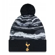 Czapki i chusty sportowe męskie - Czapka zimowa New Era Tottenham Hotspur F.C. Black Bobble Knit Beanie Hat - 60363502 - miniaturka - grafika 1