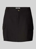 Spódnice - Spódnica mini z mieszanki lnu i wiskozy model ‘MALFY’ - miniaturka - grafika 1