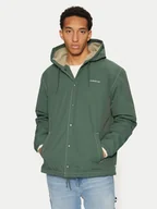 Kurtki męskie - Quiksilver Kurtka przejściowa Rain Cloud EQYJK04110 Zielony Regular Fit - miniaturka - grafika 1