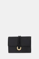 Portfele - Coccinelle portfel skórzany COCCINELLELISBET SOFT damski kolor czarny E2.T1I.11.D6.01 - miniaturka - grafika 1