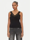 Koszulki i topy damskie - Morgan Top 242-DNAE Czarny Slim Fit - miniaturka - grafika 1