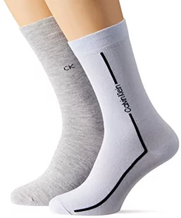 Calvin Klein Męskie skarpety z logo, jasnoniebieskie, rozmiar uniwersalny, jasnoniebieski, jeden rozmiar - Skarpetki męskie - miniaturka - grafika 1