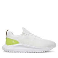 Sneakersy męskie - Sneakersy Calvin Klein Jeans Eva Runner Tech Knit YM0YM01293 Biały - miniaturka - grafika 1