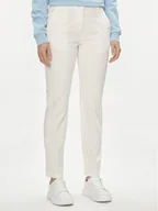 Spodnie damskie - Napapijri Spodnie materiałowe Meridian NP0A4GYE Écru Regular Fit - miniaturka - grafika 1