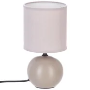 Atmosphera Lampka stojąca nocna Pastel Scandi dekoracyjne oświetlenie z abażurem i ceramiczną podstawą B07D3YKPVB