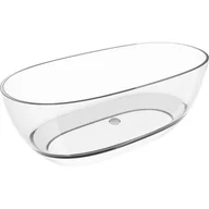 Wanny - Mexen Pure clear wanna wolnostojąca transparentna 170 x 80 cm, korek chrom - 58071708008 - miniaturka - grafika 1