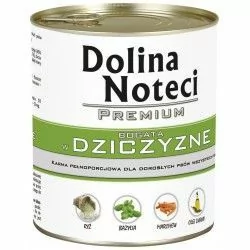 Dolina Noteci PREMIUM bogata w dziczyznę 800g - Mokra karma dla psów - miniaturka - grafika 1