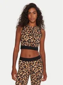 Koszulki i topy damskie - Reebok Top Selhurst RK25163CCW Beżowy Slim Fit - miniaturka - grafika 1