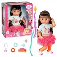 Lalki dla dziewczynek - Baby born - Sister Style & Play brunette 43cm Zapf - miniaturka - grafika 1