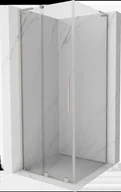 Kabiny prysznicowe - Mexen Velar L kabina prysznicowa rozsuwana 90x90 cm, transparent, nikiel szczotkowany - 871-090-090-03-97 - miniaturka - grafika 1