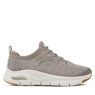 Sneakersy męskie - Sneakersy Skechers Waveport 232301/TPE Szary - miniaturka - grafika 1