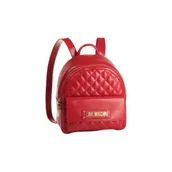 Plecaki - Quilted backpack with front logo Love Moschino - miniaturka - grafika 1