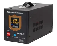 Zasilacze awaryjne UPS - 1 szt. Awaryjne Żródło Zasilania Kemot PROSINUS-1000 przetwornica z czystym przebiegiem sinusoidalnym i funkcją ładowania 12V 230V 1000VA/700W czarna - miniaturka - grafika 1