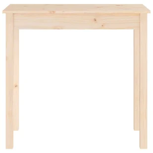 Lumarko Stolik konsolowy, 80x40x75 cm, lite drewno sosnowe - Konsole i sekretarzyki - miniaturka - grafika 6