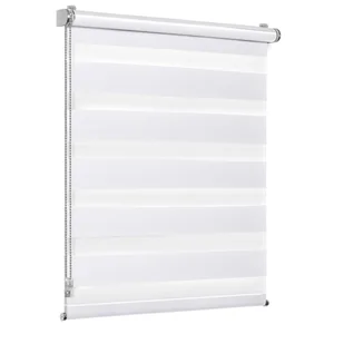 Roleta dzień noc Varuna White biała 101 x 220 cm Inspire - Rolety - miniaturka - grafika 1