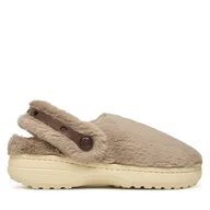 Kapcie damskie - Kapcie Crocs Classic Unfurgettable Clog 211116 Beżowy - miniaturka - grafika 1