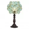 Lampy stojące - Clayre & Eef Lampa Stołowa Tiffany Kwiatki 5LL-6066 - miniaturka - grafika 1