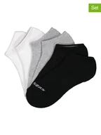 Skarpetki męskie - Skechers Skarpety (3 pary) w kolorze szaro-biało-czarnym - miniaturka - grafika 1