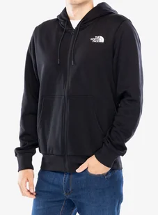 Bluza rozpinana The North Face Simple Dome Full Zip Hoodie - tnf black - Bluzy sportowe męskie - miniaturka - grafika 1
