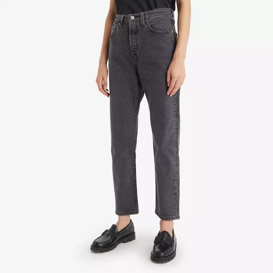 LEVI'S SPODNIE JEANSOWE DAMSKIE SZARE CASUAL 32/28 17CA