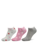 Skarpetki dla dzieci - United Colors Of Benetton Zestaw 3 par niskich skarpet dziecięcych 6AO307032 Kolorowy - miniaturka - grafika 1