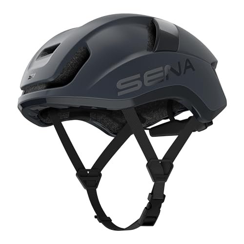 Sena S1 Mesh Intercom Smart Kask rowerowy szosowy (Matowy Szary, L)