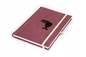 Planery - KOT Notes kratka Nubuk bordowy BEŻ24 - miniaturka - grafika 1