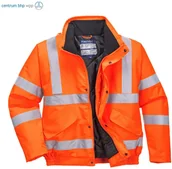 Odzież robocza - PORTWEST S463 KURTKA OSTRZEGAWCZA BOMBER; POMARAŃCZOWY - miniaturka - grafika 1