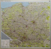 Mapy i plansze edukacyjne - EkoGraf, mapa ścienna samochodowa Polska, 1:500 000 - miniaturka - grafika 1