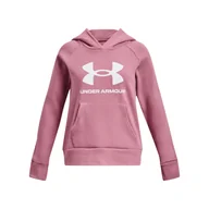 Odzież sportowa dziecięca - Bluza dziewczęca Under Armour Rival Fleece BL Hoodie - miniaturka - grafika 1