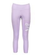 Spodnie sportowe damskie - Reebok Legginsy w kolorze fioletowym - miniaturka - grafika 1