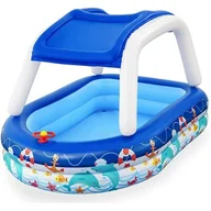 Baseny ogrodowe - Bestway Basen Dmuchany Z Daszkiem 213 x 155 x 132 cm 54370 LT-10627-0 - miniaturka - grafika 1