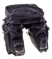 Sakwy rowerowe - Verso, Sakwa 3 komorowa, Orinoko 84208, czarny, 50L - miniaturka - grafika 1