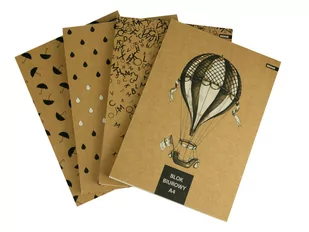 BENIAMIN Blok notatnik A5/80K kratka Kraft Liner - Beniamin - Szkolne artykuły papiernicze - miniaturka - grafika 1