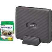 Drukarki - Drukarka do zdjęć Fujifilm Instax Link WIDE Dárkové balení Szara - miniaturka - grafika 1