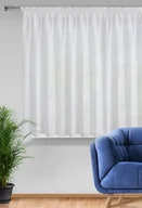 Firany - Firana Dekoracyjna Rebecca Na Taśmie 350 x 155 Biały - miniaturka - grafika 1
