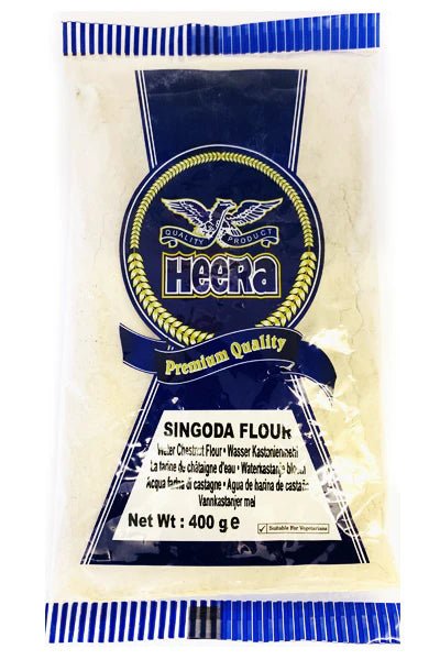 Mąka z kasztanów wodnych Heera Singoda Flour 400 g – do naleśników deserów