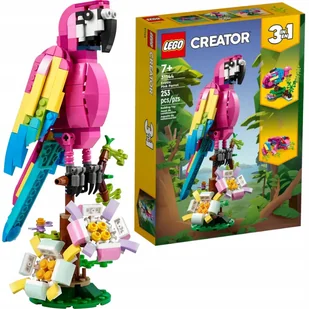 LEGO Creator Egzotyczna różowa papuga 31144 - Klocki - miniaturka - grafika 3