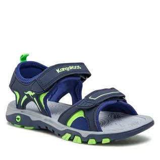 Sandały damskie - KangaRoos Sandały K-Mont II 18729 000 4054 Dk Navy/Lime - grafika 1