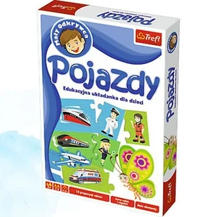 Trefl Mały Odkrywca Pojazdy - Gry planszowe - miniaturka - grafika 2