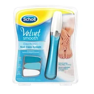 Akcesoria do paznokci - Scholl Elektroniczny pilnik do paznokci Velvet Smooth Nail Care ORYGINAŁ - miniaturka - grafika 1