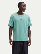 Koszulki męskie - Jack & Jones T-Shirt Corp Graphic 12268415 Turkusowy Regular Fit - miniaturka - grafika 1