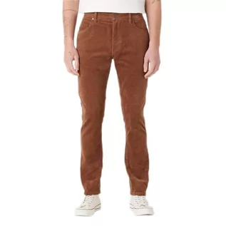 Spodnie męskie - Wrangler Larston Pants spodnie męskie, Bison, 33W / 34L - grafika 1