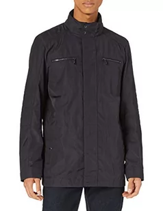 Geox Męska kurtka poliestrowa M Renny X-Oxford, b??kitne noce, 46 PL - Kurtki męskie - miniaturka - grafika 1