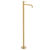 Baterie umywalkowe - Bateria umywalkowa wolnostojąca Tres Study złoty mat 26285305OM - miniaturka - grafika 1