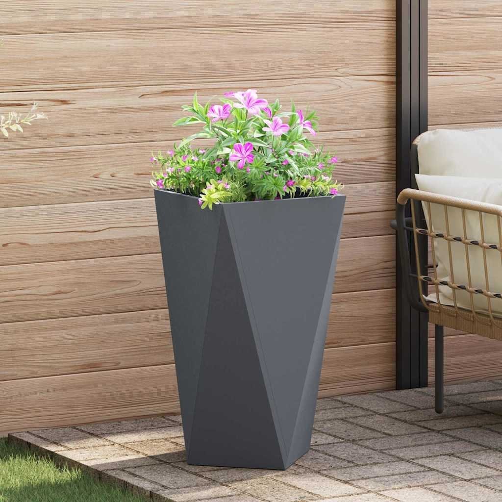 vidaXL Donica Antracyt 40 x 40 x 75 cm Stal