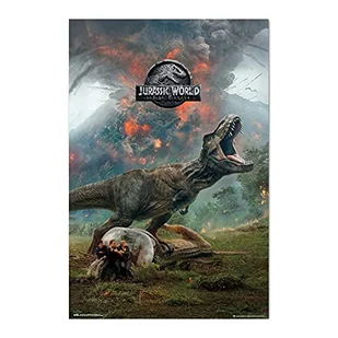 Plakat Jurassic World - Arkusz dekoracyjny Jurassic World / Produkt oficjalnie licencjonowany - Pozostałe książki - miniaturka - grafika 1