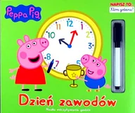Książki edukacyjne - Dzień Zawodów Nauka Odczytywania Godzin Peppa Pig Napisz To Praca zbiorowa - miniaturka - grafika 1
