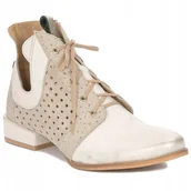 Botki damskie - Maciejka 05541-25 botki trzewiki damskie złote płaski obcas r.41 - miniaturka - grafika 1